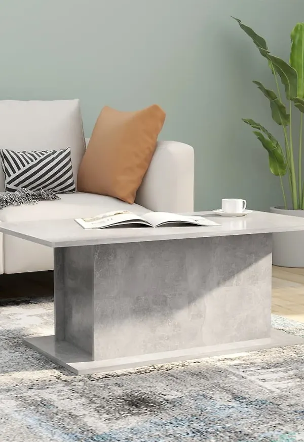 Jättesnygg avlastningsbord i grått från vidaXL.