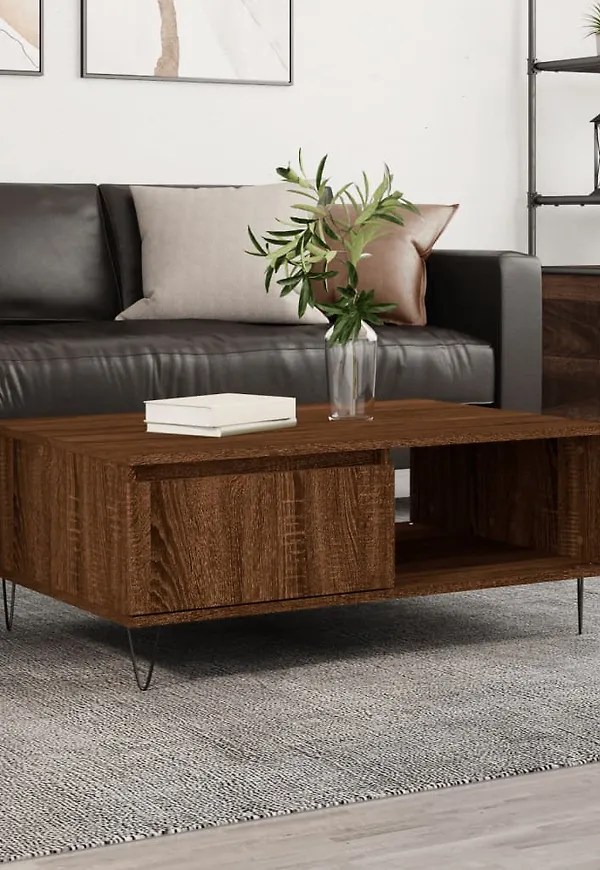 Brun vidaXL-bord i ikonisk modell.