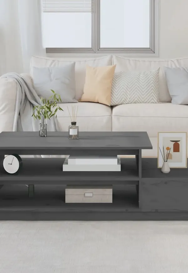 Fantastiskt fin grå bord 2025 från vidaXL.