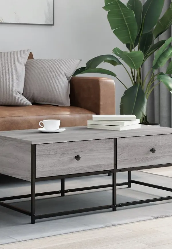 Exklusiv soffbord i grått från vidaXL.