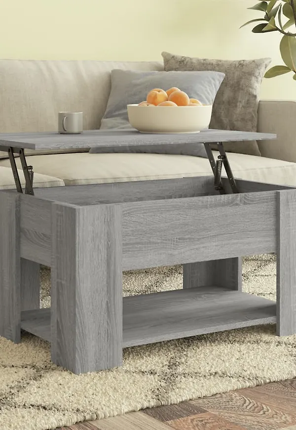 Grå vidaXL-matbord i mysig modell.