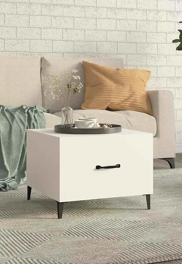 Komfortabel soffbord i vitt från vidaXL.