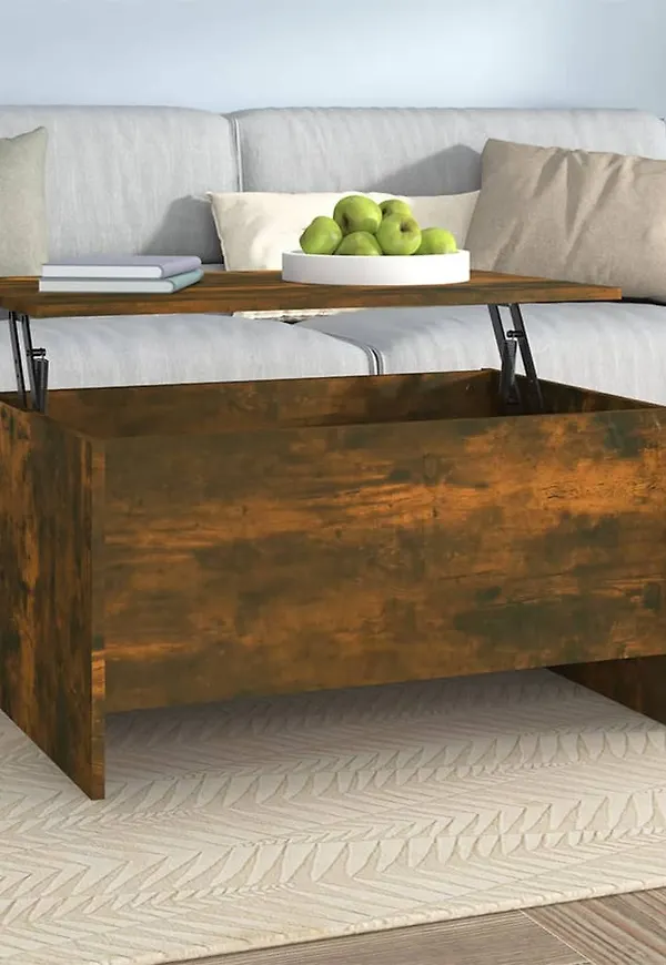 Brun vidaXL-soffbord i komfortabel modell.