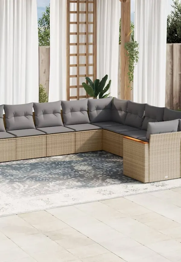 Modern beige soffgrupp 2025 från vidaXL.