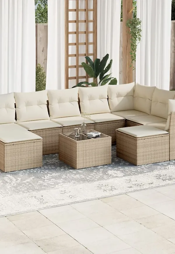 Fantastiskt snygg beige soffgrupp 2025 från vidaXL.