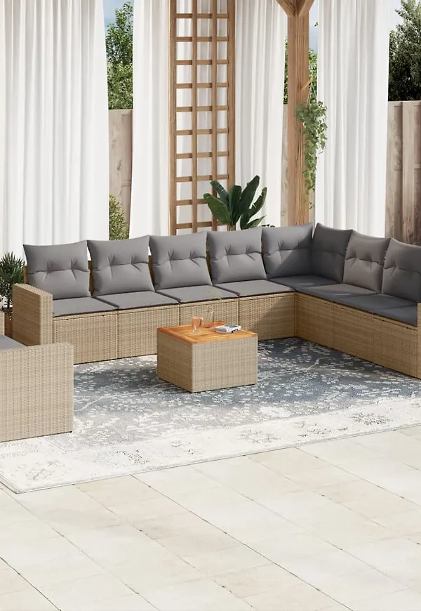 Modern beige bord 2025 från vidaXL.