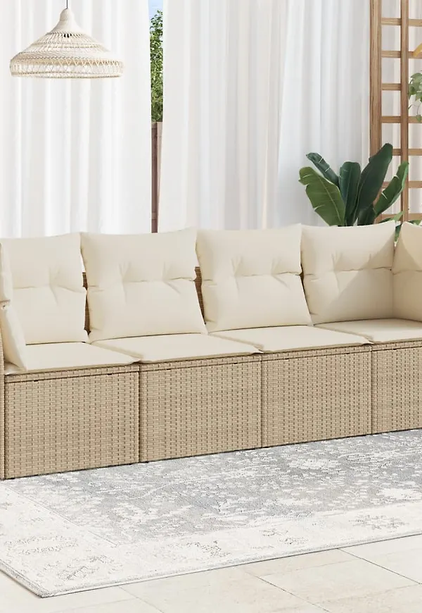 Beige soffgrupp som passar perfekt till våren 2025!