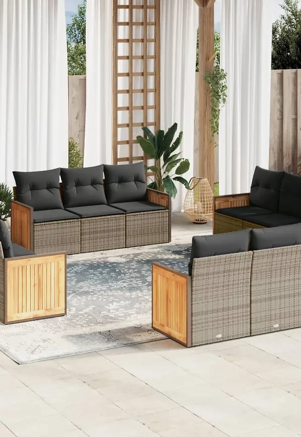 Trendig grå soffgrupp 2025 från vidaXL.