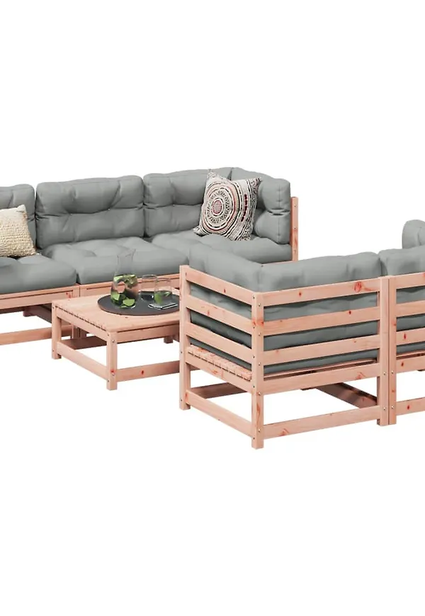 Supersnygg möbelgrupp i brunt från vidaXL.