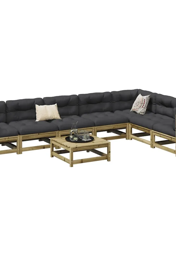 Brun möbelgrupp som passar perfekt till våren 2025!