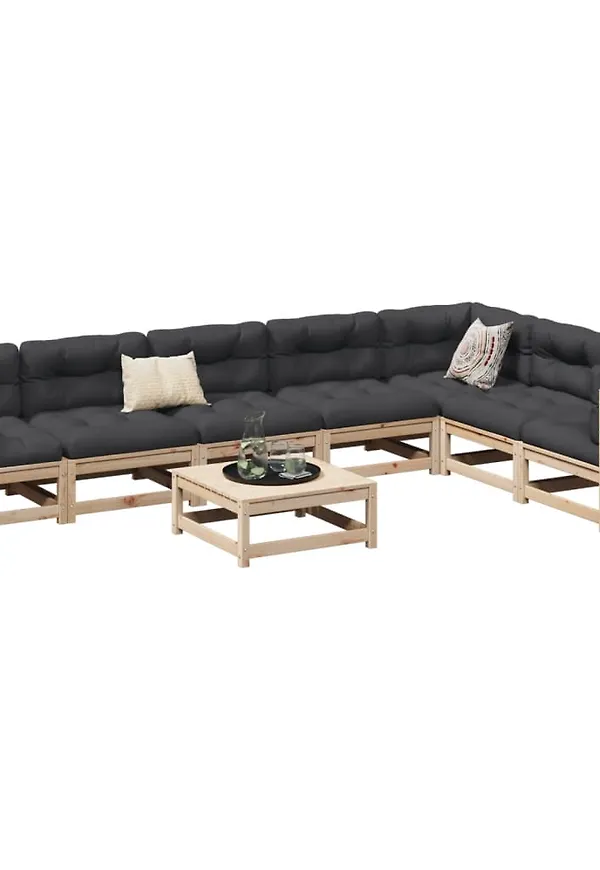 Brun möbelgrupp som passar perfekt till våren 2025!