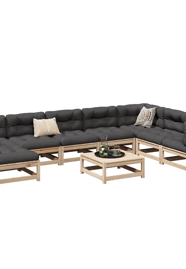 Brun möbelgrupp som passar perfekt till våren 2025!