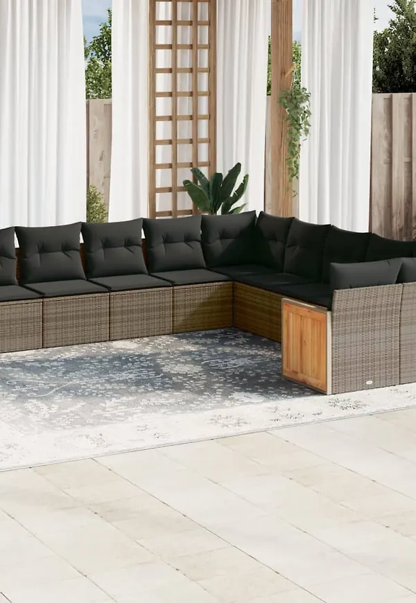 Trendig grå soffgrupp 2025 från vidaXL.