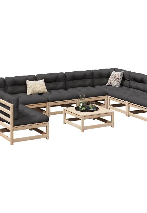 Exklusiv brun möbelgrupp 2025 från vidaXL.