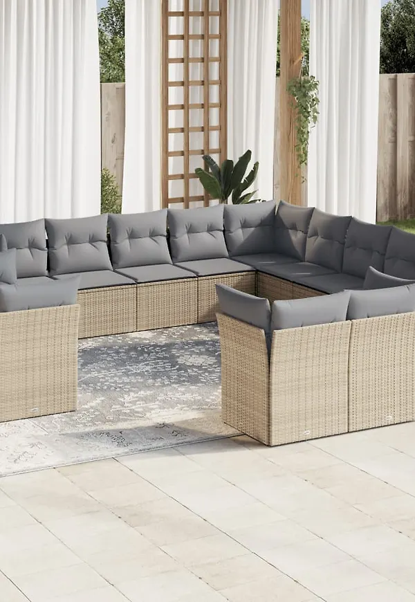 Snygg beige soffgrupp 2025 från vidaXL.