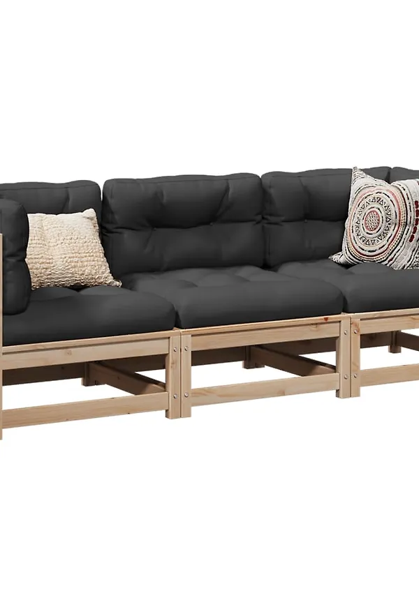 Snygg möbelgrupp i brunt från vidaXL.