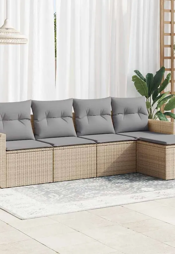 Beige VidaXL möbelgrupp som passar perfekt till hösten 2025!