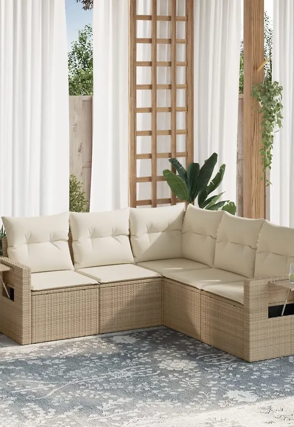 Beige sidobord som passar perfekt till sommaren 2025!