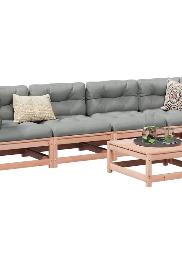 Superfin soffgrupp i brunt från vidaXL.