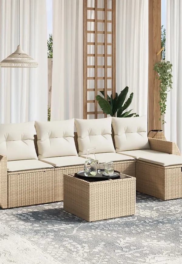 Superfin beige soffgrupp 2025 från vidaXL.