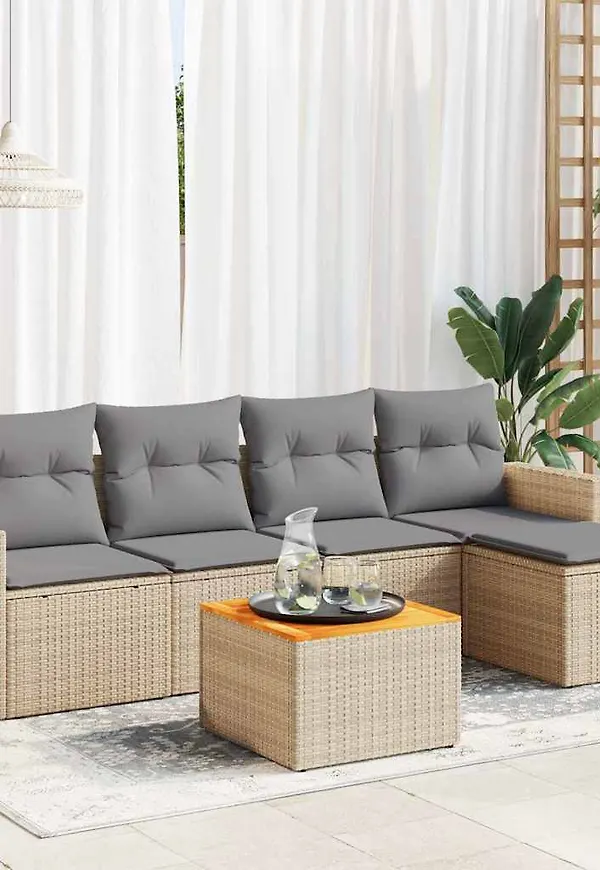 Beige VidaXL möbelgrupp som passar perfekt till hösten 2025!