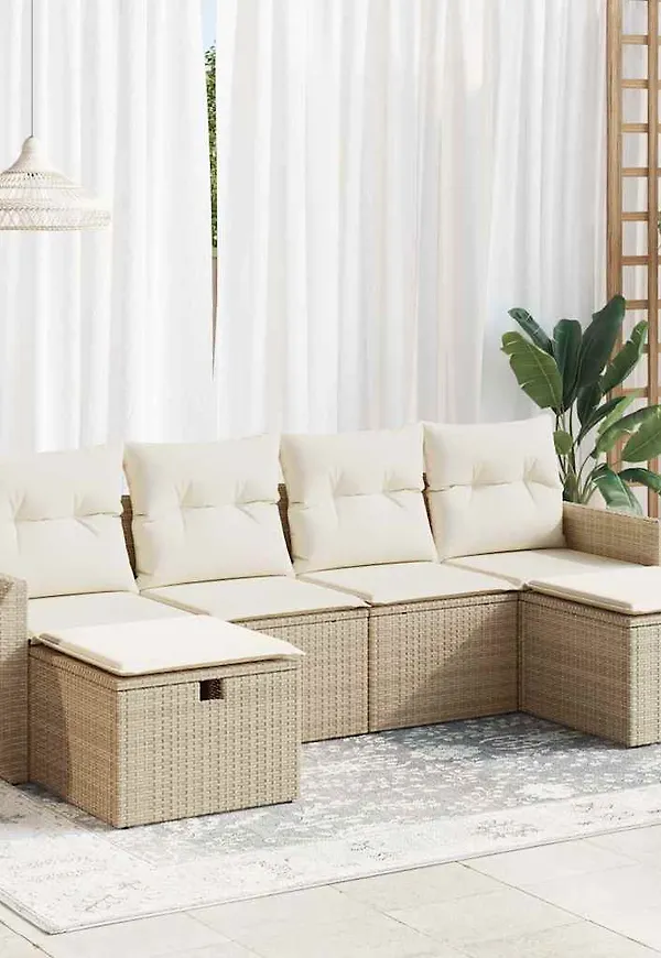 Beige VidaXL möbelgrupp som passar perfekt till hösten 2025!