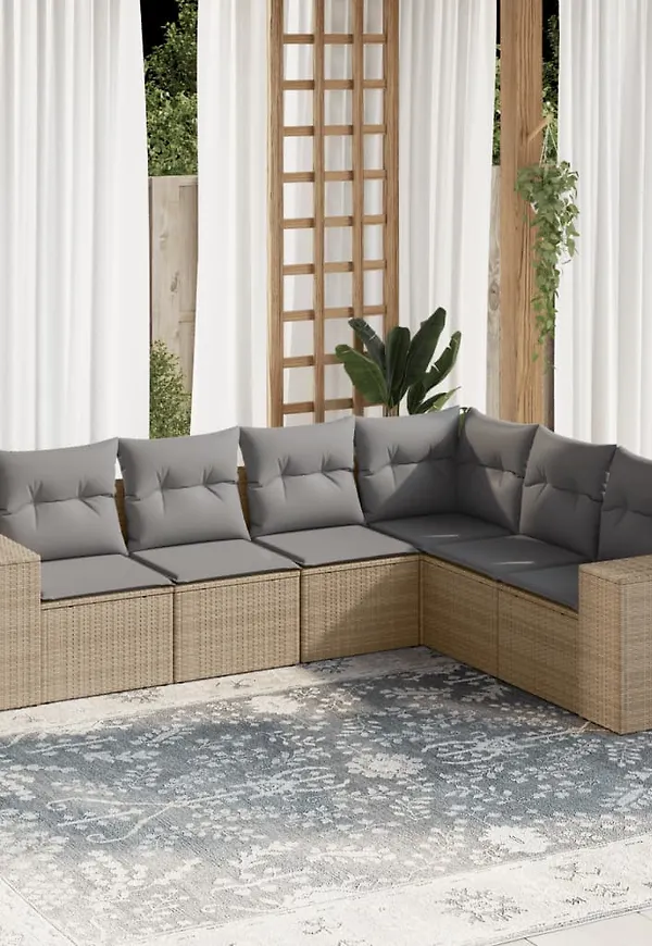 Fantastiskt snygg beige soffgrupp 2025 från vidaXL.