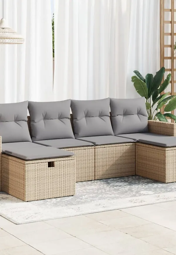 Beige VidaXL möbelgrupp som passar perfekt till hösten 2025!