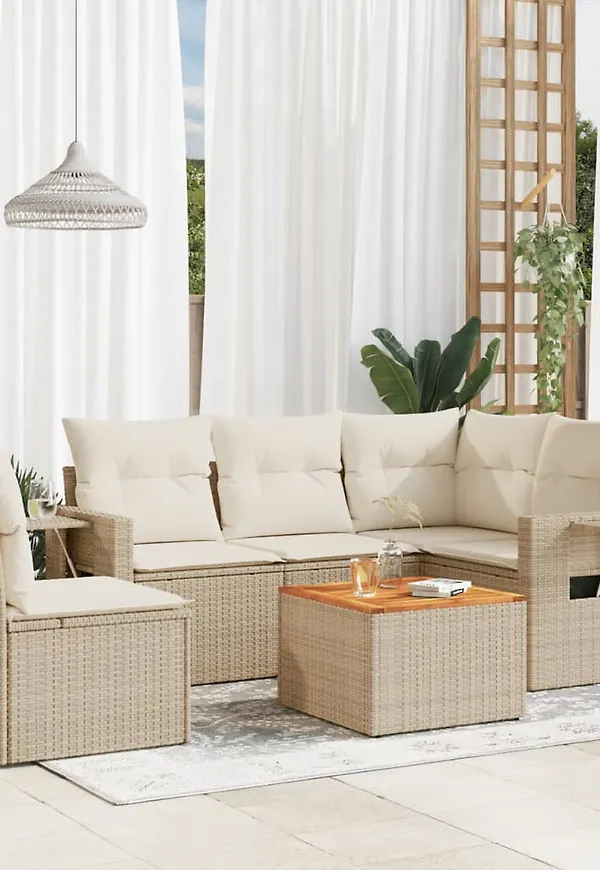 Modern beige bord 2025 från vidaXL.