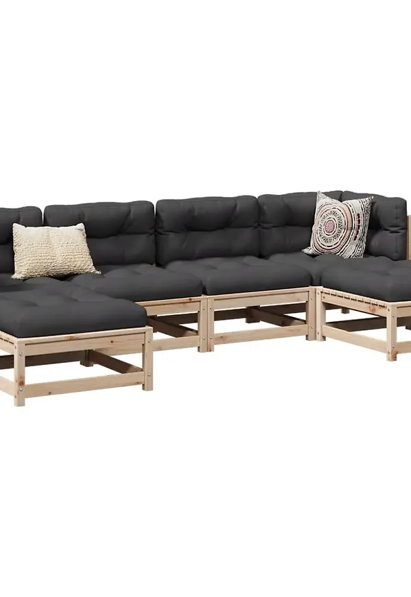 Riktigt fin möbelgrupp i bomull från vidaXL.