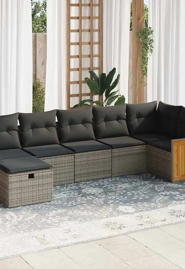 Grå vidaXL-ram i moderiktig modell.