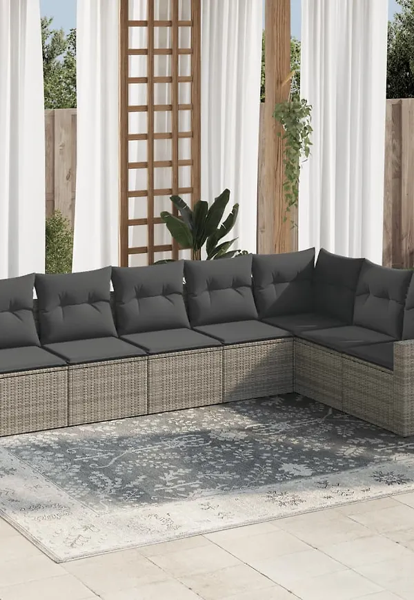 Stilriktig grå soffgrupp 2025 från vidaXL.