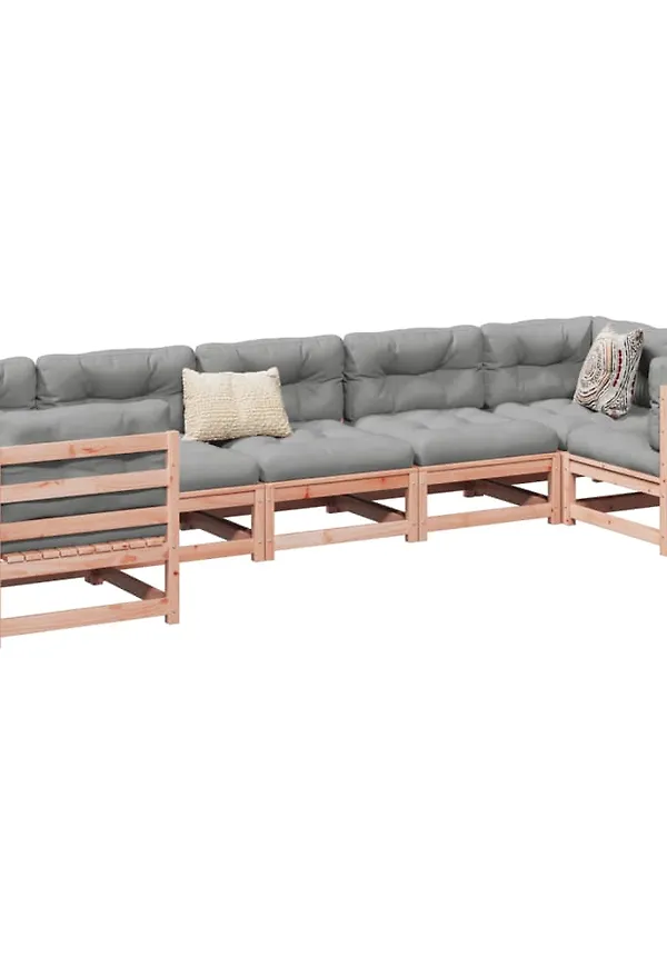 Brun vidaXL-möbelgrupp i ikonisk modell.