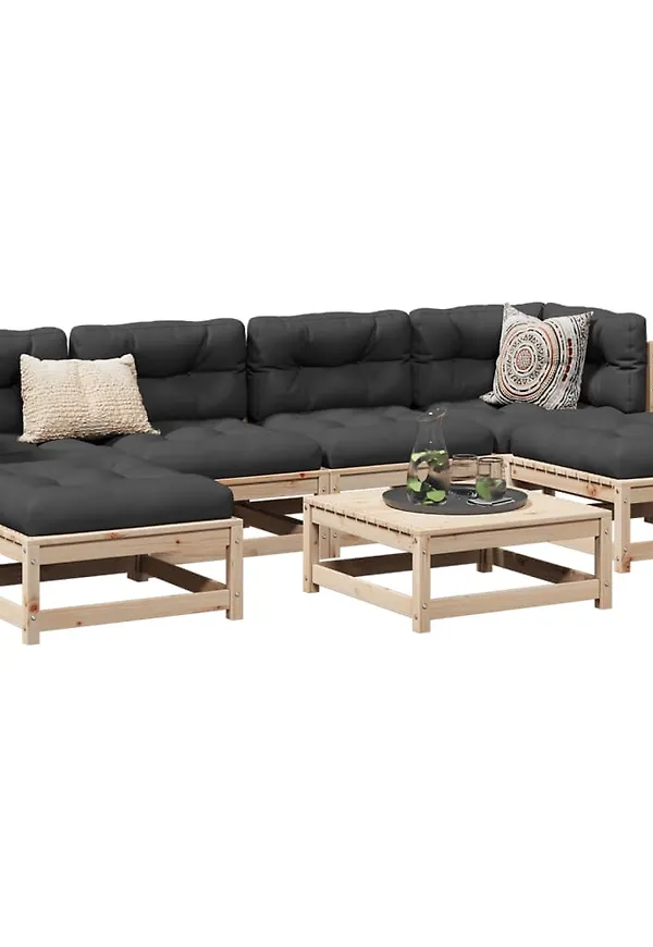 Cool soffgrupp i bomull från vidaXL.