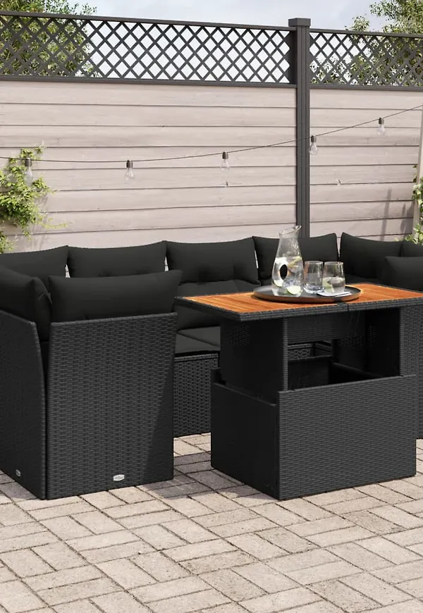 Skön soffbord i svart från vidaXL.