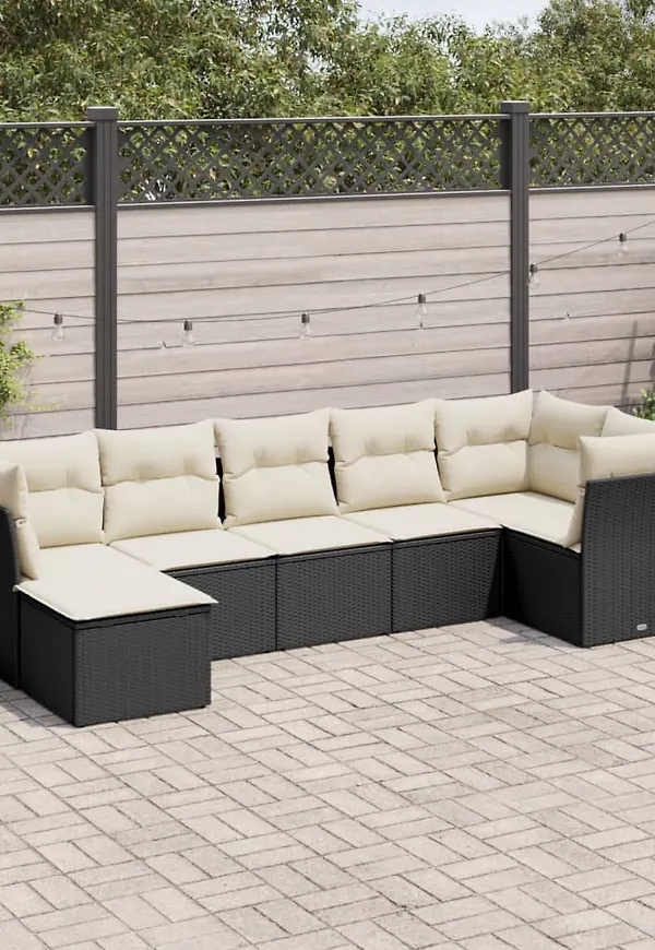 Smickrande svart soffgrupp 2025 från vidaXL.