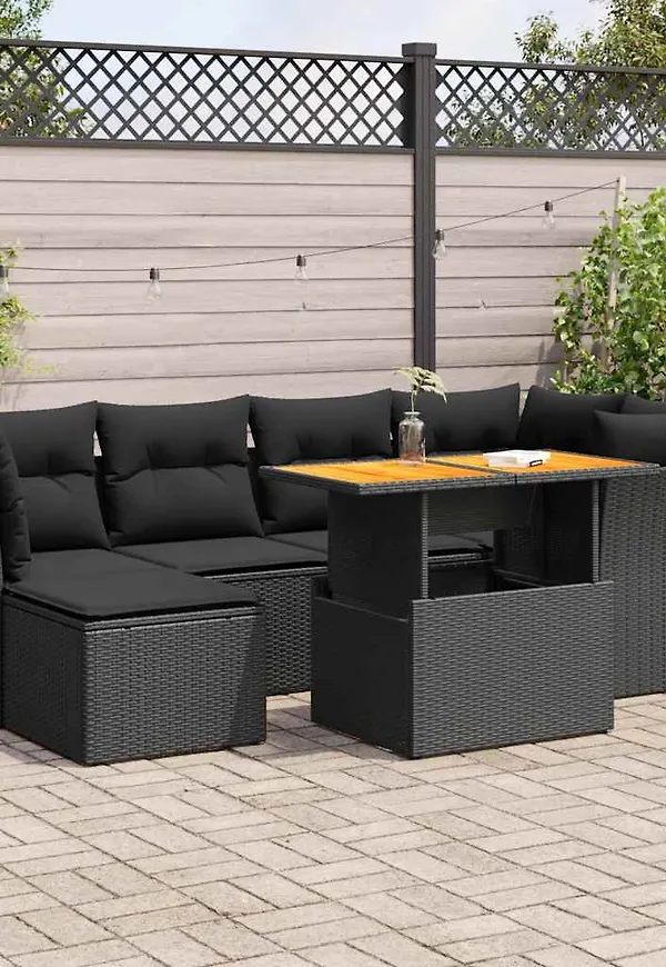 Ikonisk bord i svart från vidaXL.