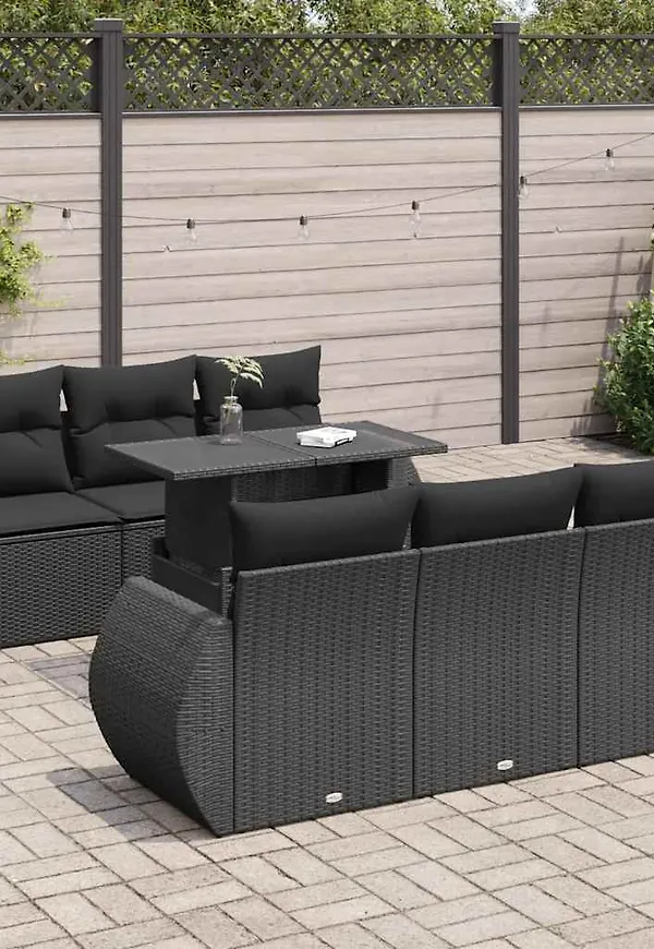 Svart VidaXL soffbord som passar perfekt till hösten 2025!