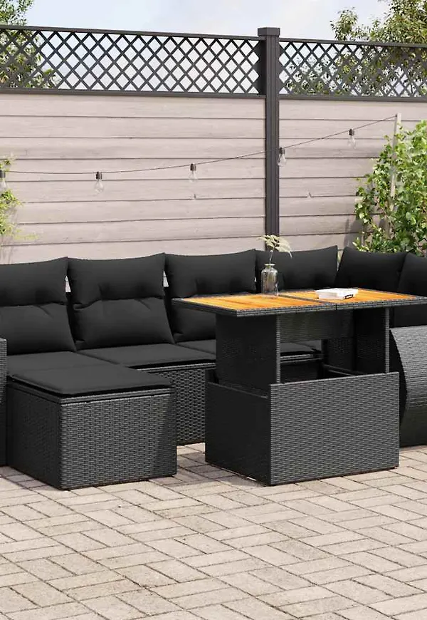 Modern svart bord 2025 från vidaXL.