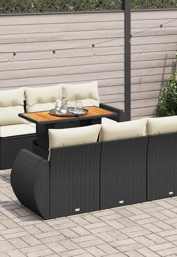 Svart VidaXL soffbord som passar perfekt till hösten 2025!