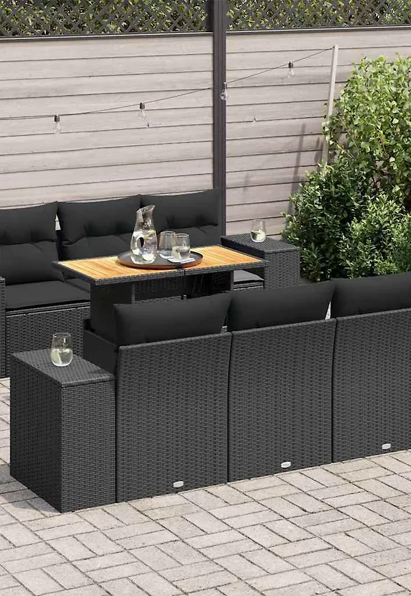 Svart VidaXL soffbord som passar perfekt till hösten 2025!