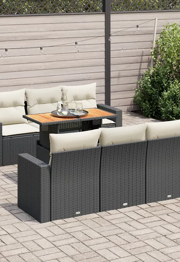 Svart VidaXL soffbord som passar perfekt till hösten 2025!