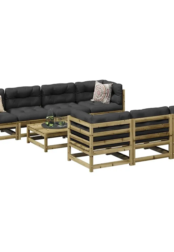 Klassisk brun möbelgrupp 2025 från vidaXL.