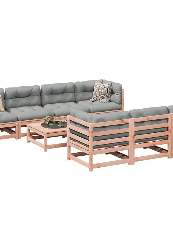 Mysig möbelgrupp i bomull från vidaXL.