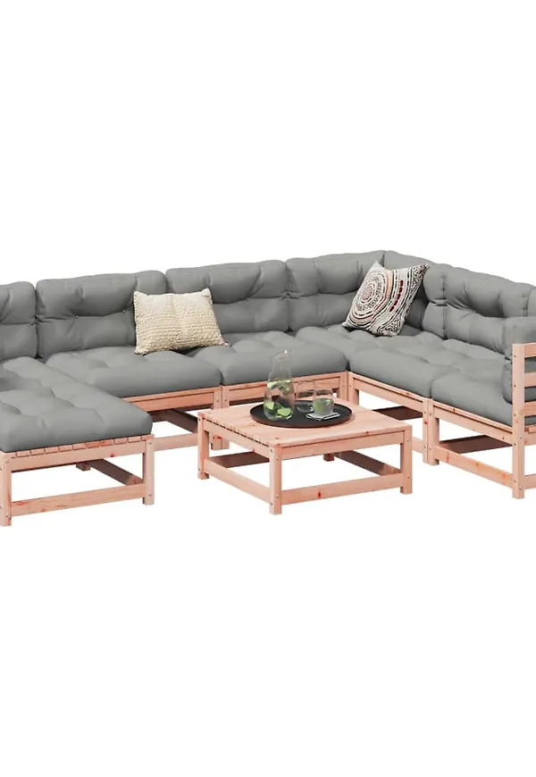 Stilren brun soffgrupp 2025 från vidaXL.