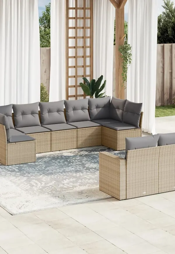 Beige soffgrupp som passar perfekt till våren 2025!