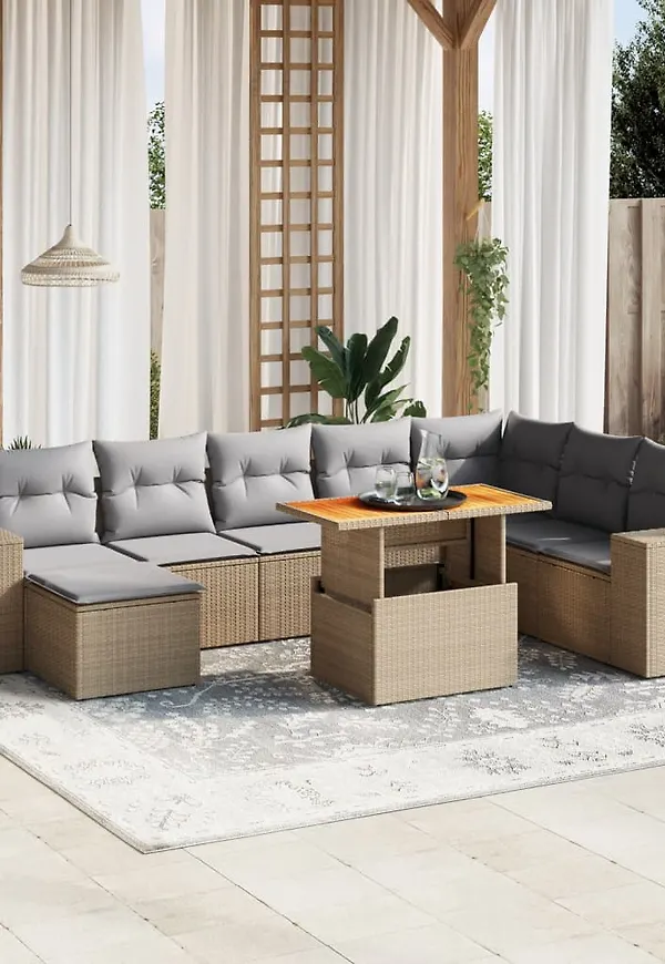 Söt beige matbord 2025 från vidaXL.