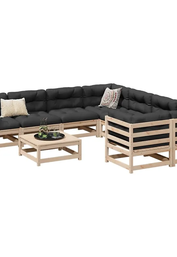 Riktigt trendig bomullssoffgrupp 2025 från vidaXL.