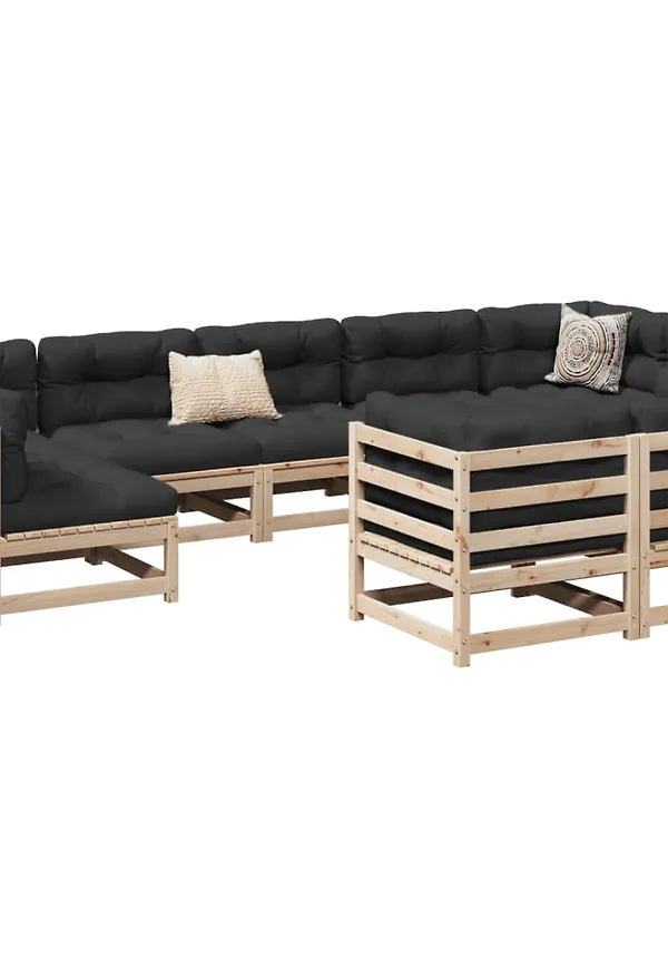 Smickrande brun soffgrupp 2025 från vidaXL.