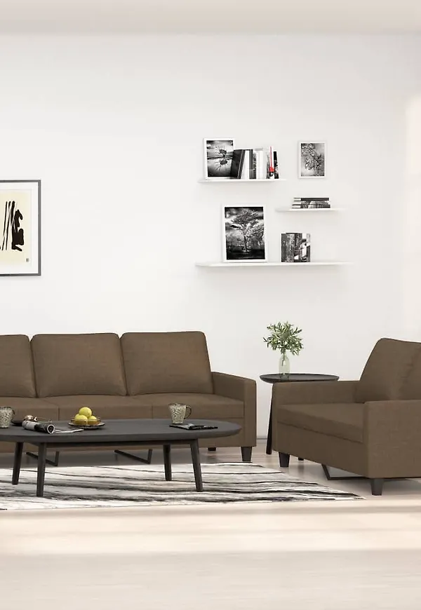 Fantastiskt fin brun soffa 2025 från vidaXL.
